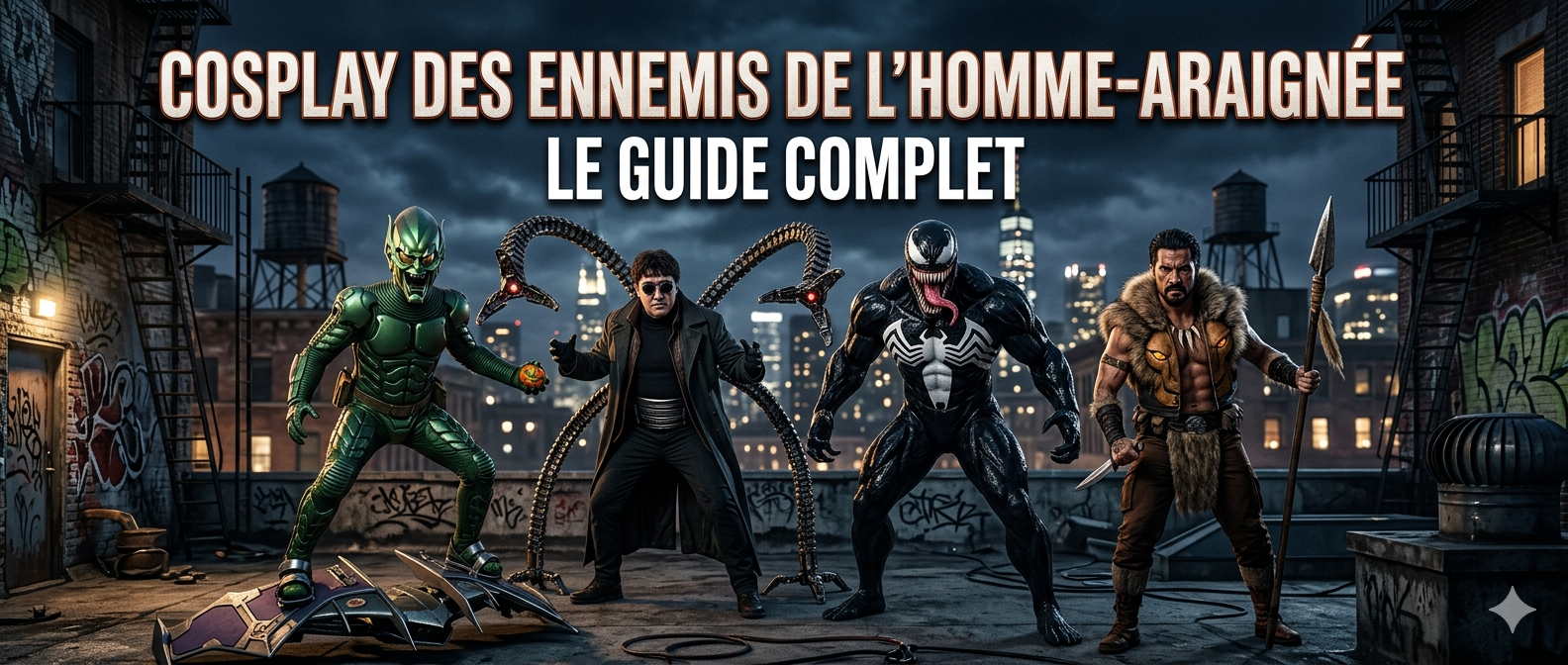 Spider-Man-Schurken cosplayen: der komplette Guide (Green Goblin, Mysterio, Kraven, Prowler, Spot)
