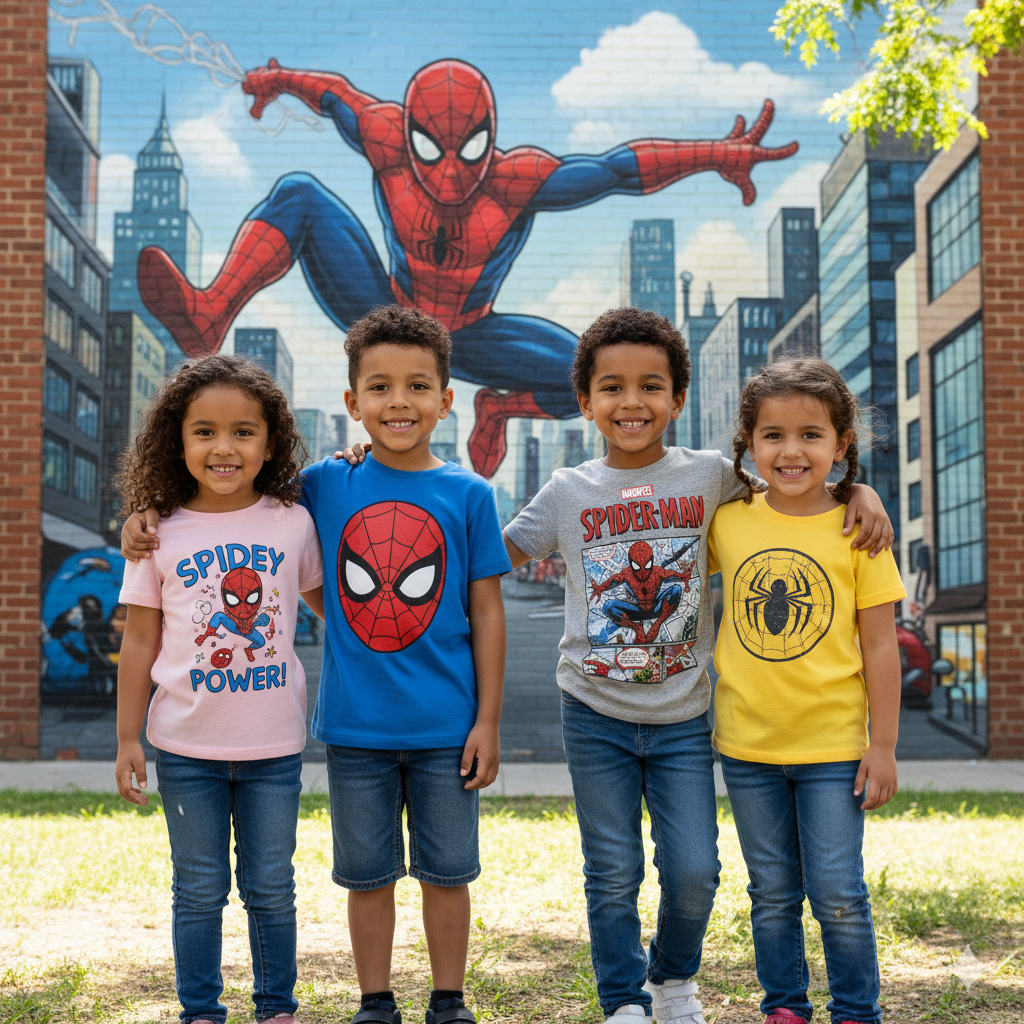 Comment choisir le t-shirt Spider-Man parfait selon l'âge de votre enfant