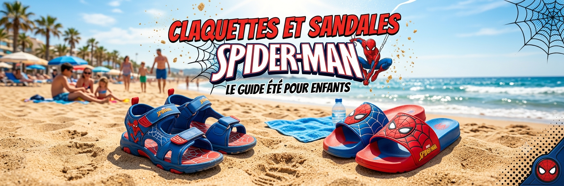 Spider-Man Badelatschen und Sandalen: Welches Paar wählen?