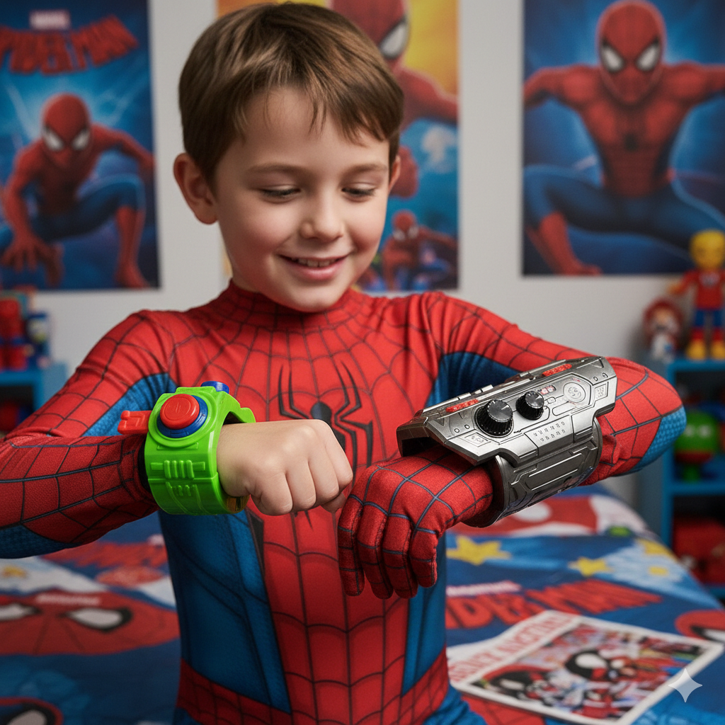 Lanceur de toile Spider-Man pour enfant : comment choisir le meilleur modèle selon l’âge et l’usage ?