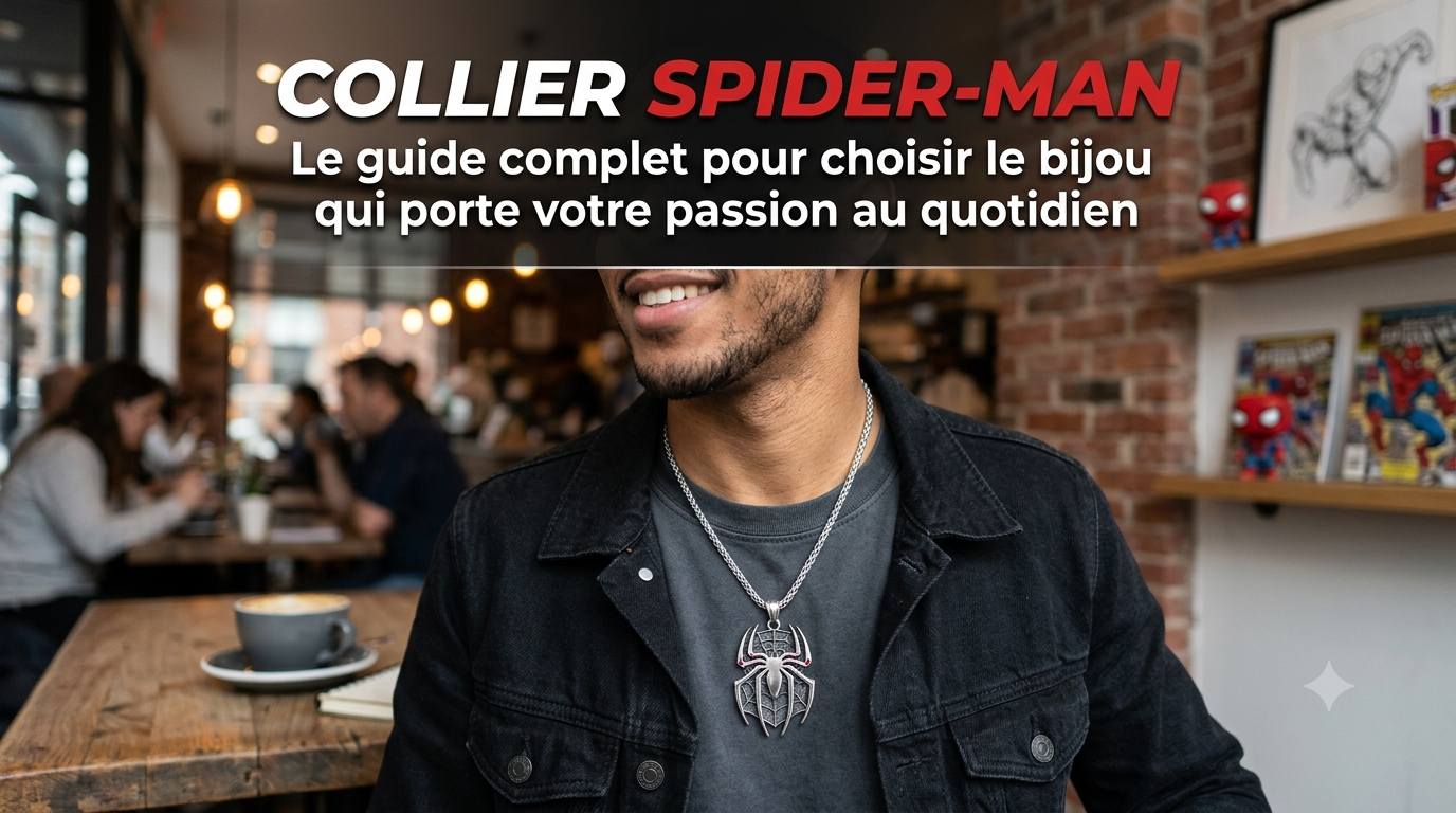 Spider-Man Kette: der komplette Ratgeber, um das Schmuckstück zu wählen, das deine Leidenschaft im Alltag trägt