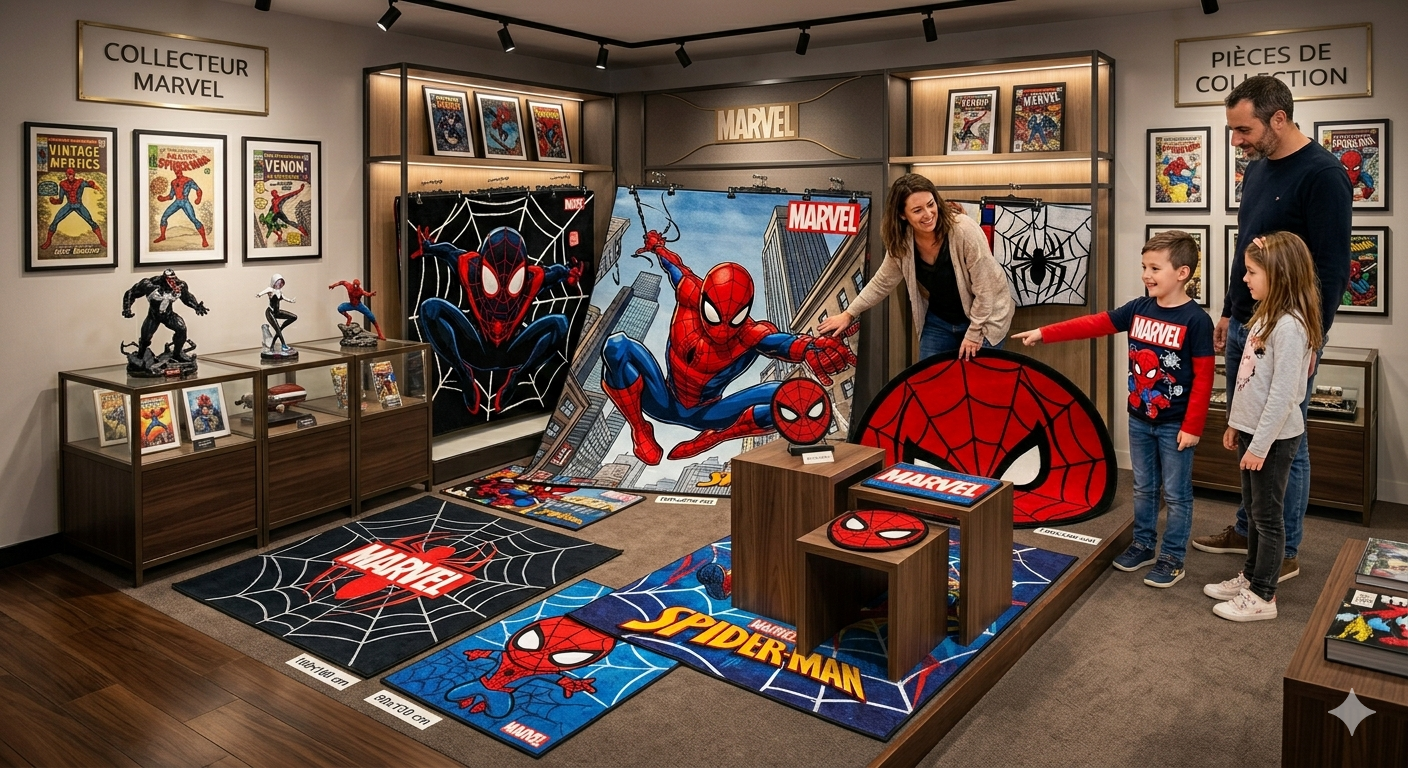 Tapis Spider-Man : quel modèle pour quelle pièce de la maison ?