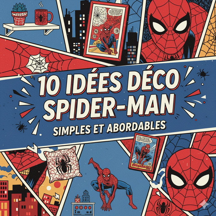 10 einfache und erschwingliche Spider-Man-Deko-Ideen
