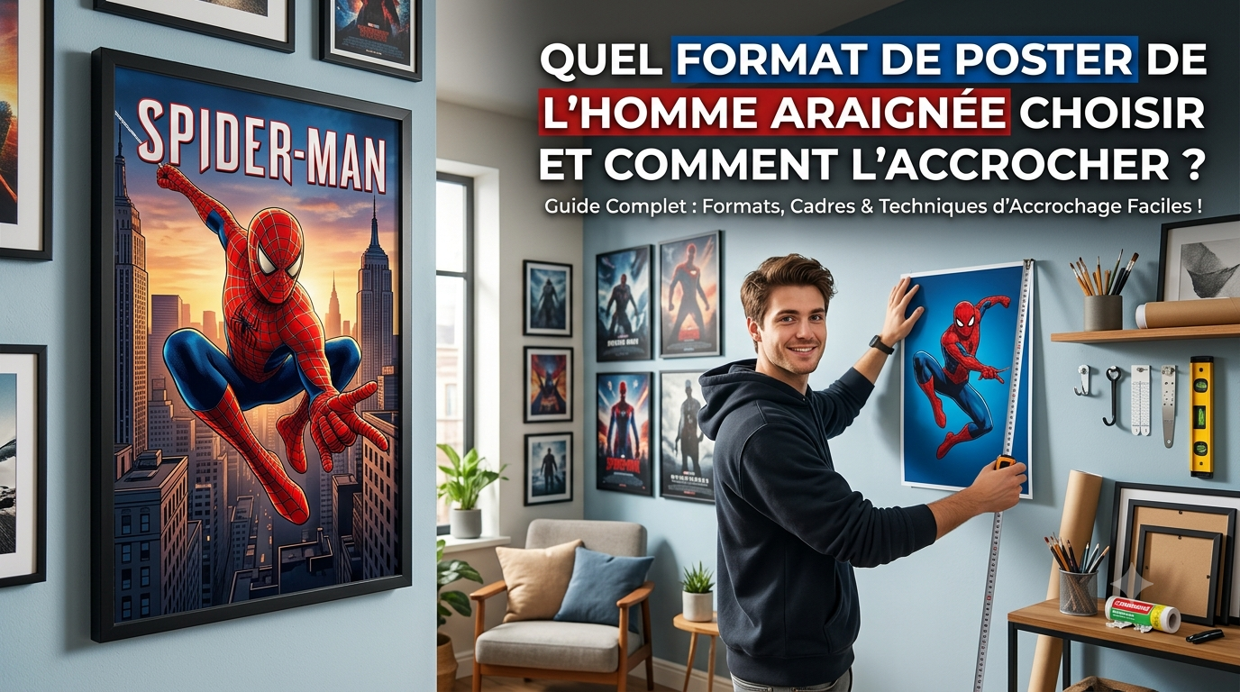 Welches Spider-Man-Poster-Format wählen und wie aufhängen?