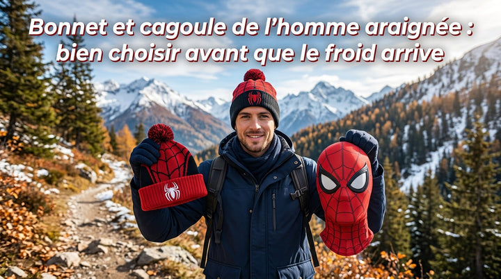 Mütze und Sturmhaube Spider-Man: richtig wählen, bevor die Kälte kommt