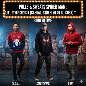 Pulls & Sweats Spider-Man : Quel Style Choisir (Casual, Streetwear ou Cosy) ? Guide Ultime