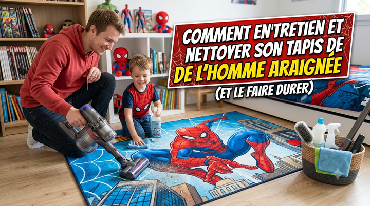 Seinen Spider-Man-Teppich pflegen und reinigen (und ihn haltbar machen)