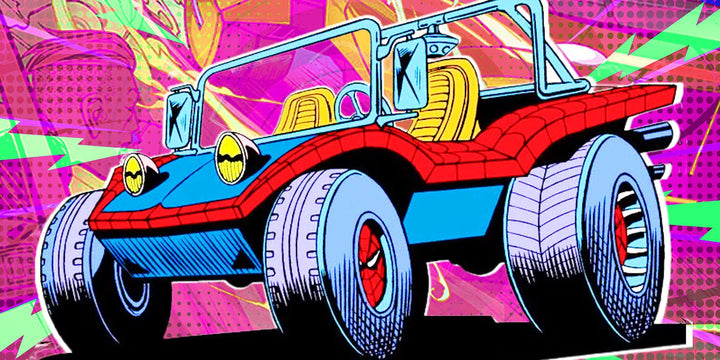 Das Spider-Mobile: das kultige (und manchmal lächerliche) Fahrzeug von Spidey.