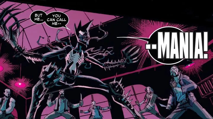 Mania: der Symbiont von Andi Benton, die Erbin des Agent Venom