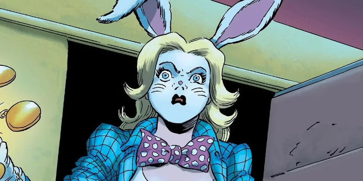 White Rabbit: die exzentrische Feindin nach dem Vorbild von Alice im Wunderland