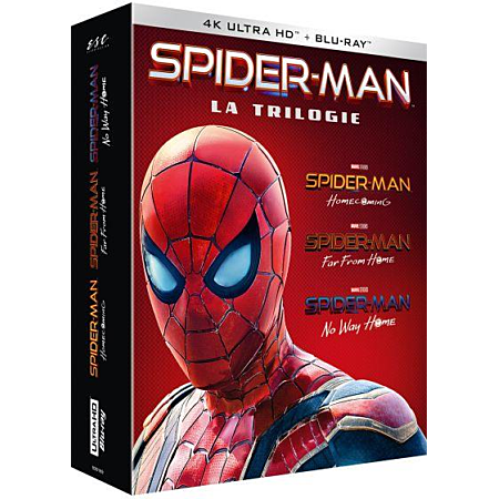 DVD Film Spider-Man - Trilogie Tom Holland - 4K Blu-Ray