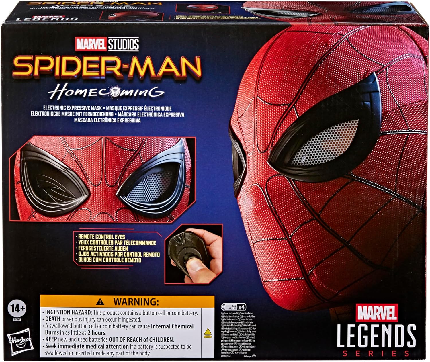 Masque Spider-Man Electronique Marvel Legends