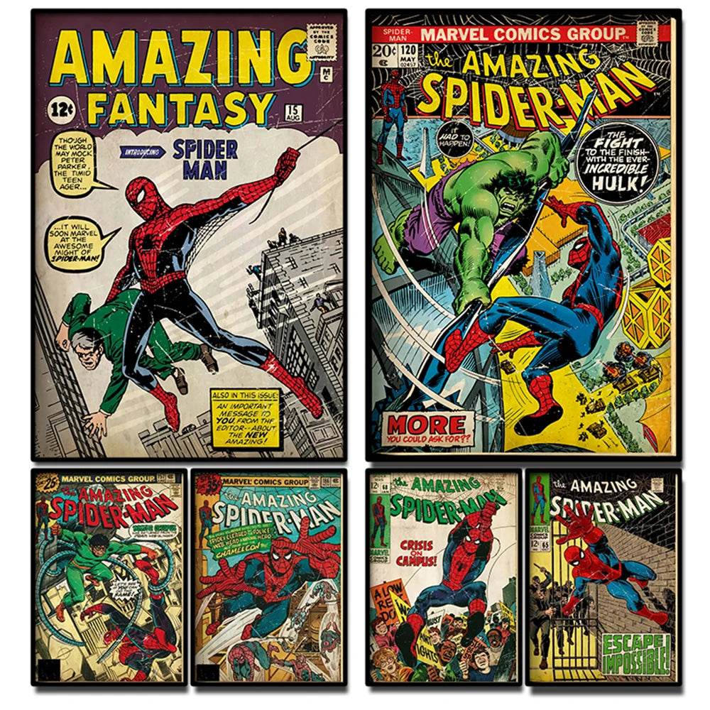 Poster Spider-Man Retro