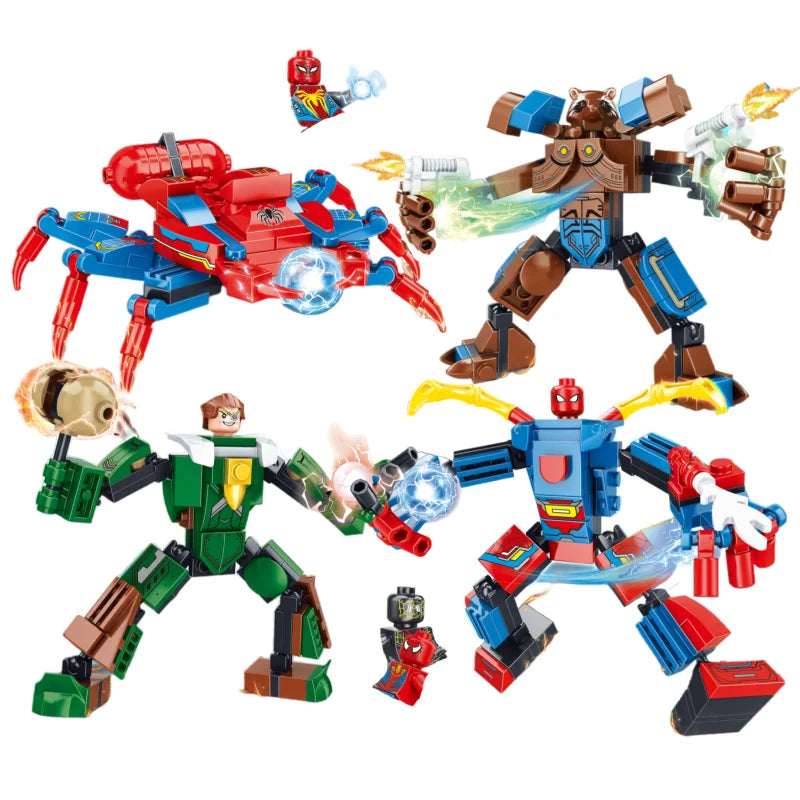 Jouet Bloc de Construction Spider-Man Voiture-Quad