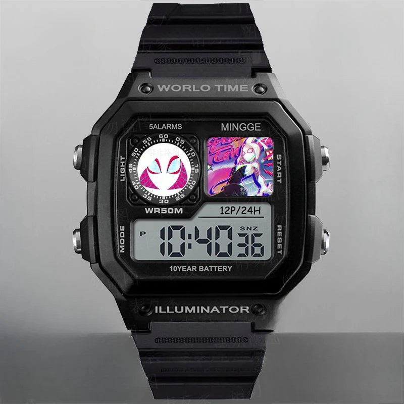 Montre Electronique Marvel Spider-Man Lumineuse