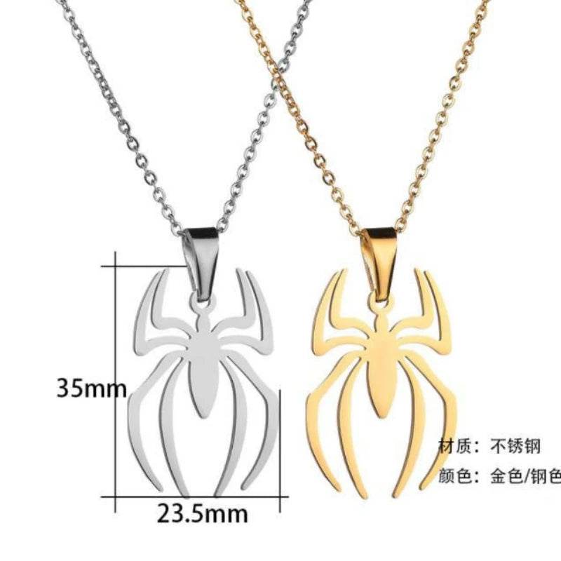 Collier Spider-Man Logo Araignée