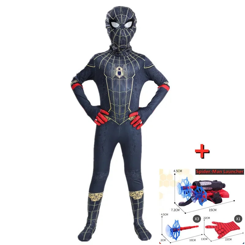 Pack Déguisement Iron Spider-Man Enfant avec Lance Toile