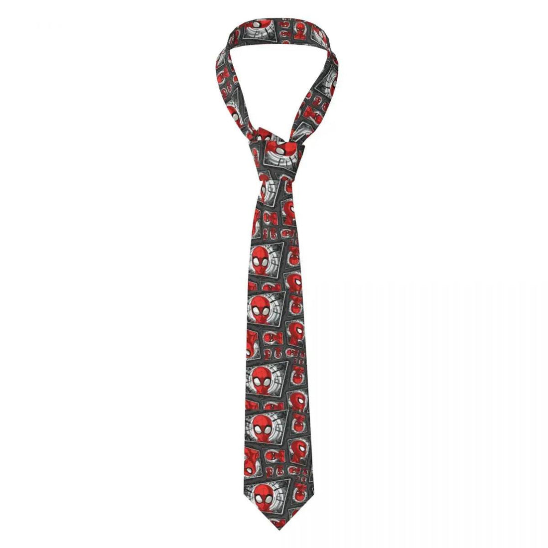 Cravate Spider-Man Blanche et Rouge