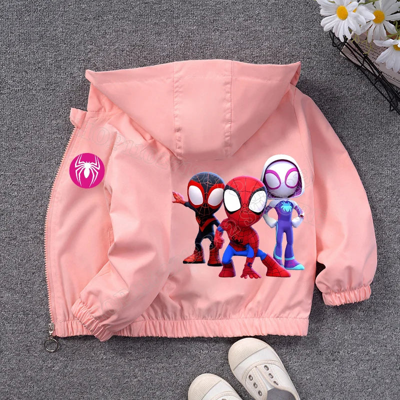 Veste Spider-Man Coupe Vent pour Enfant