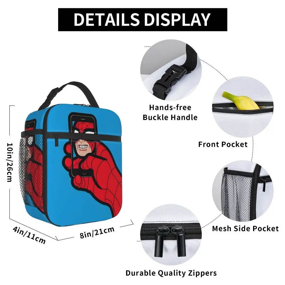 Lunch Bag Spider-Man en Selfie