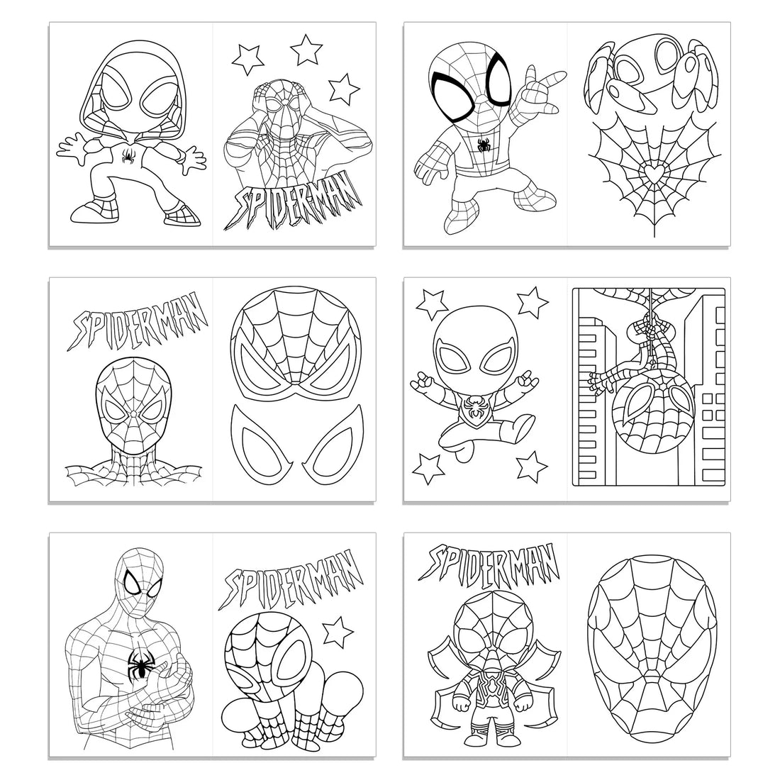Livre de Dessin et Coloriage Spider-Man