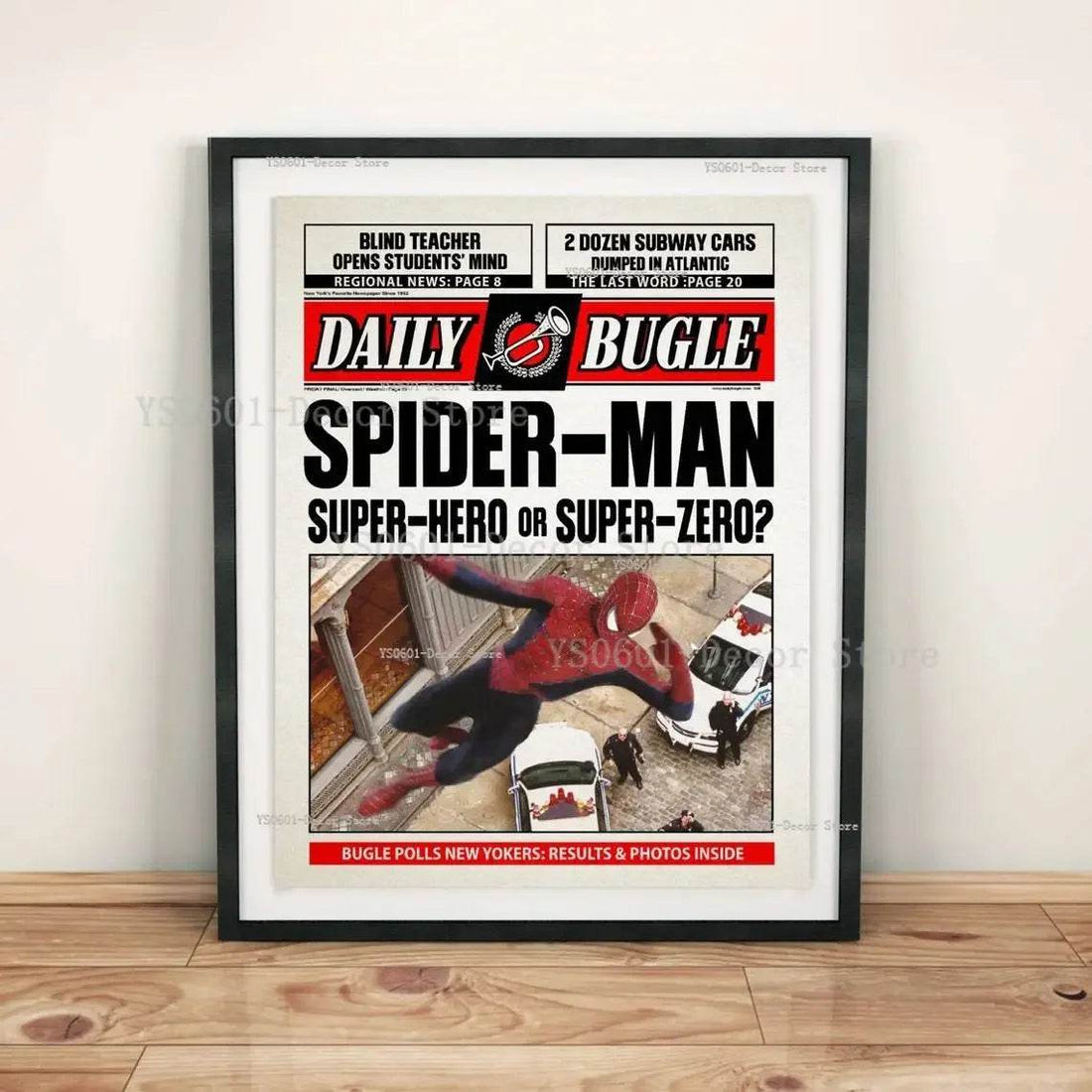 Poster Spider-Man Article du Daily Bugle