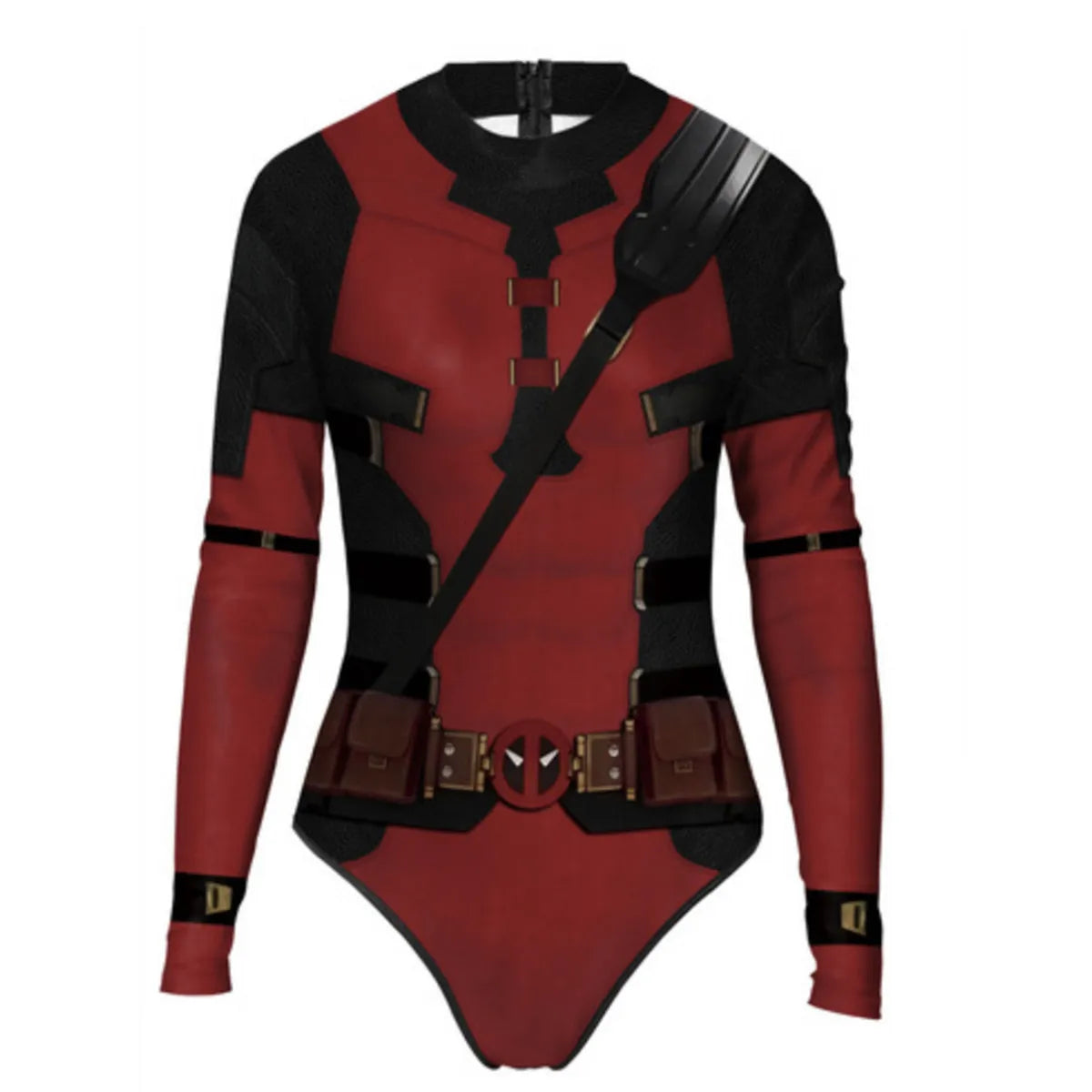 Maillot de Bain Spider-Man Noir pour Femme 1 Pièce