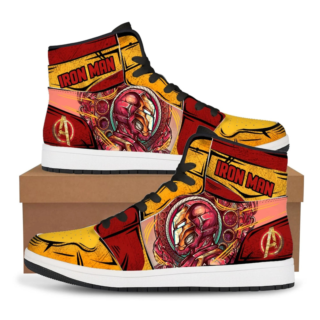 Basket Montante Spider-Man - Effet Tag