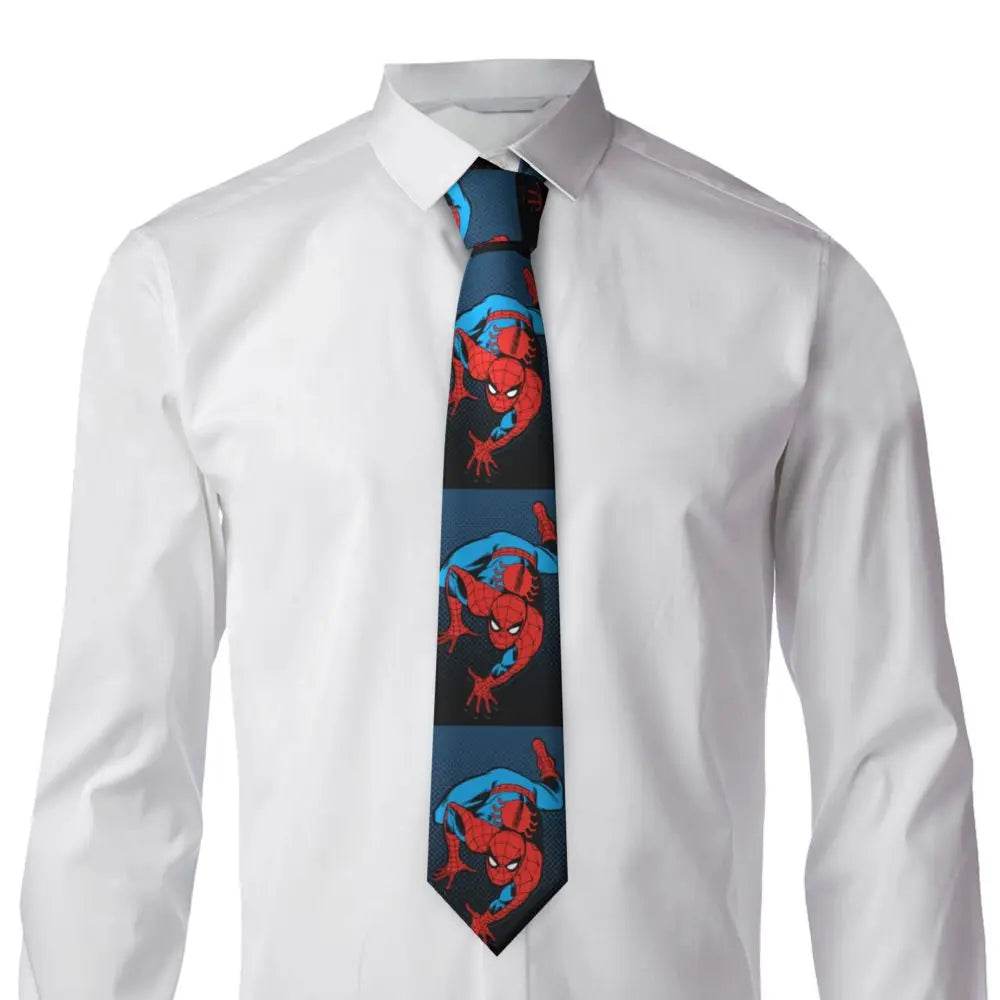 Cravate Spider-Man Logo Araignée