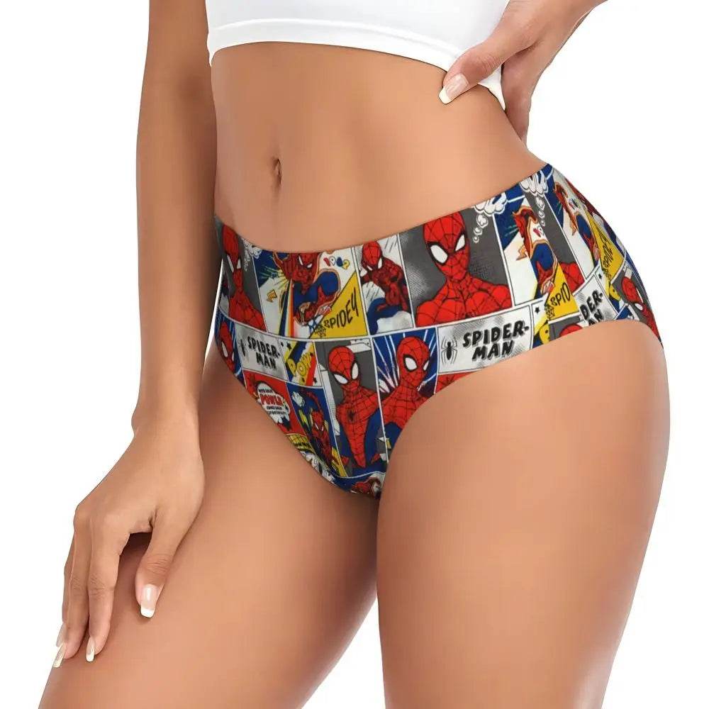 Culotte Spider-Man Noir et Blanc Retro