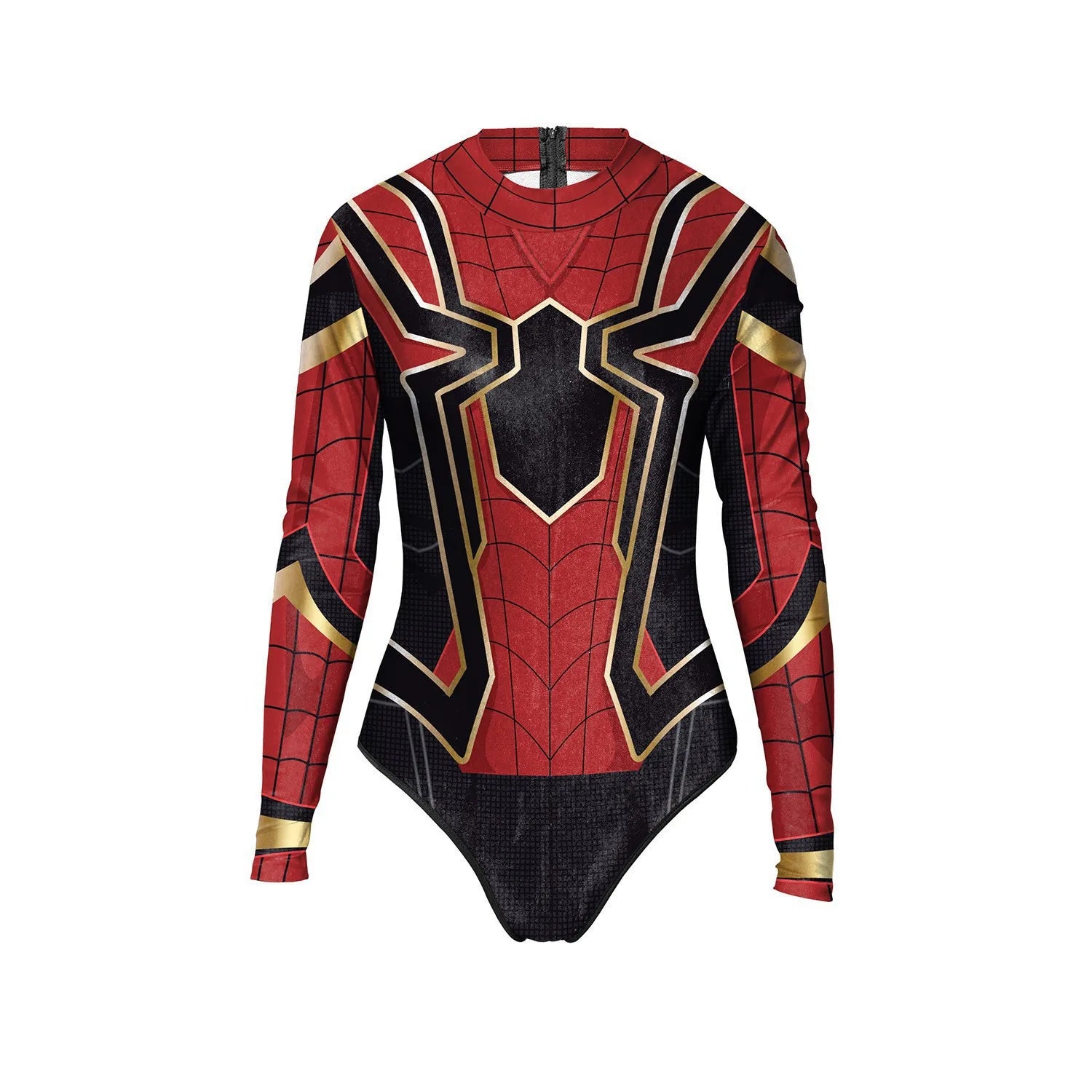 Maillot de Bain Spider-Man Noir pour Femme 1 Pièce