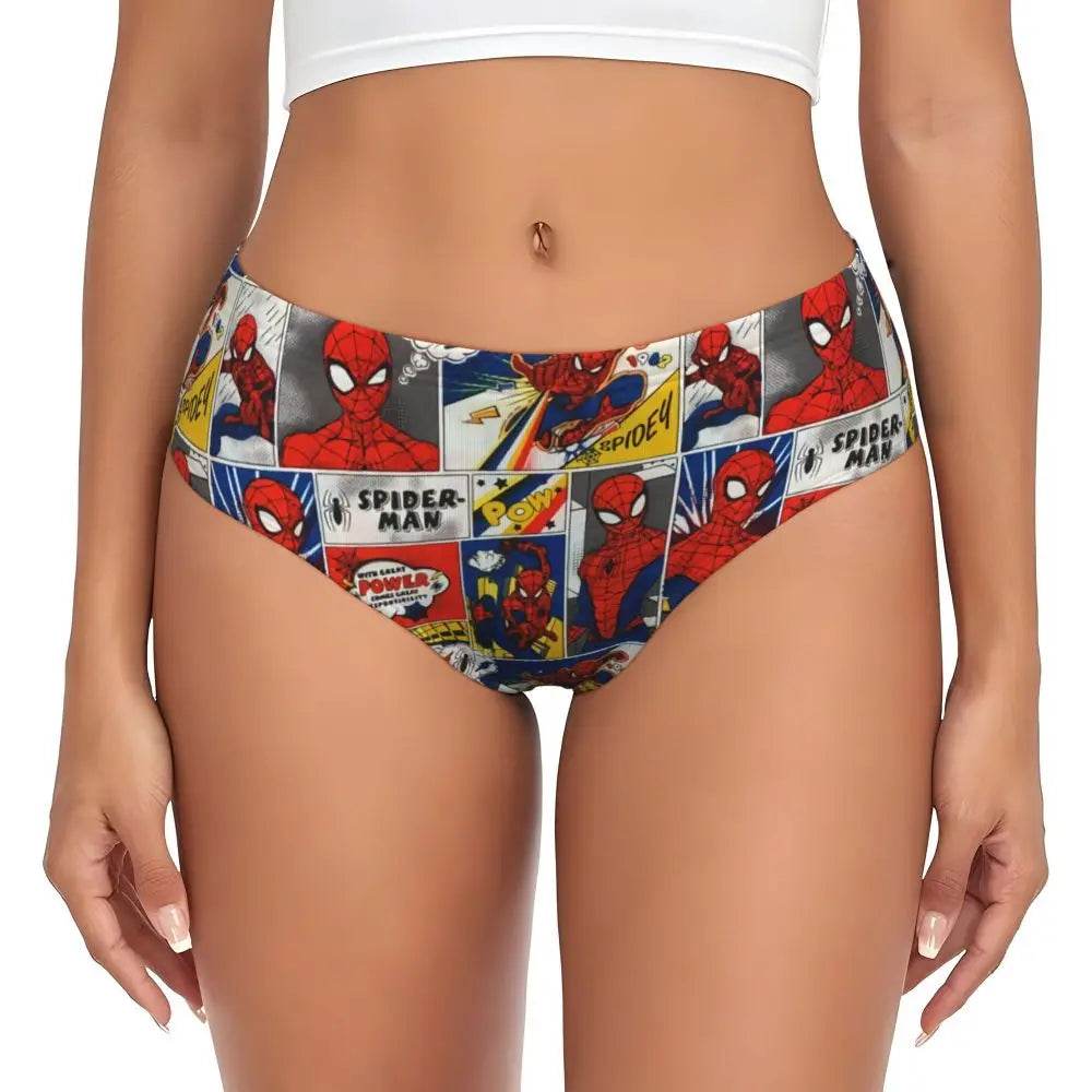 Culotte Spider-Man Noir et Blanc Retro