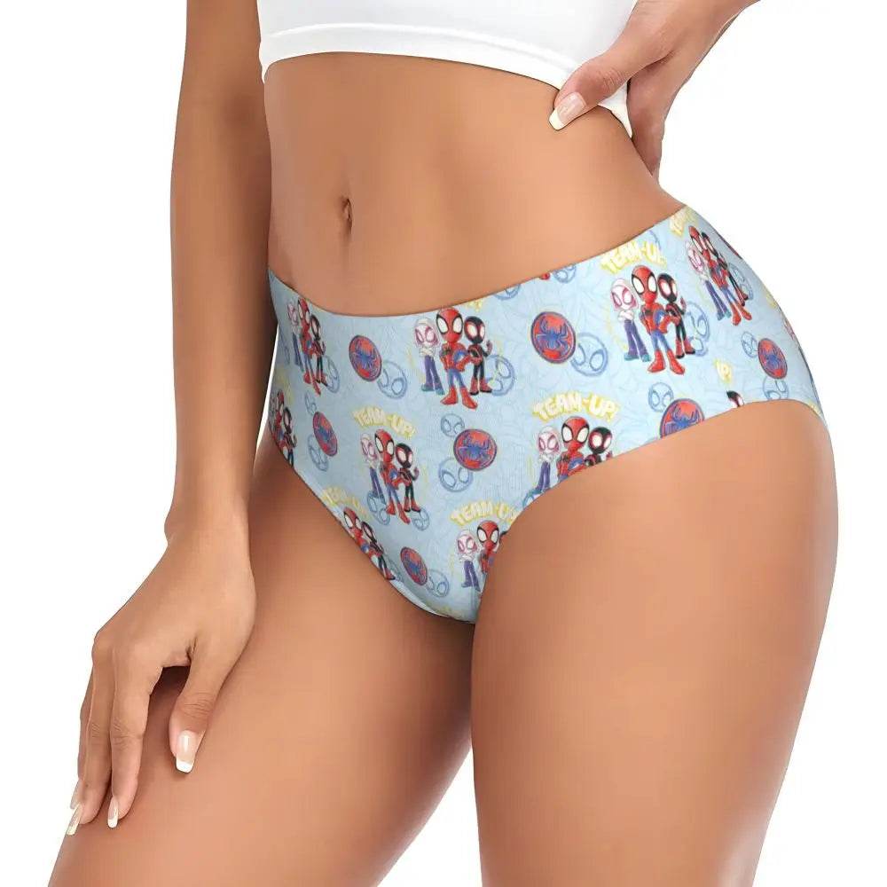 Culotte Spider-Man Noir et Blanc Retro
