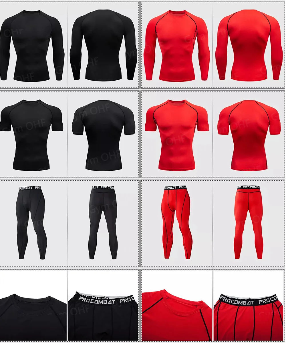 Pack Complet de Compression Spider-Man (Gilet-T-shirt-legging-short)