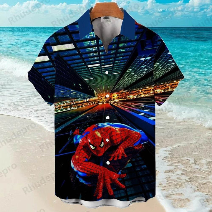 Chemise Spider-Man qui Grimpe
