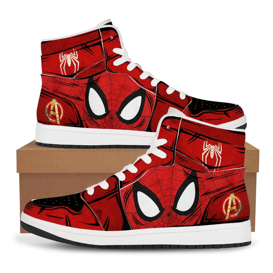 Basket Montante Spider-Man - Effet Tag