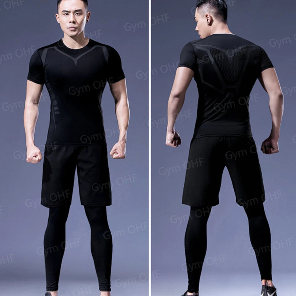 Pack Complet de Compression Spider-Man (Gilet-T-shirt-legging-short)