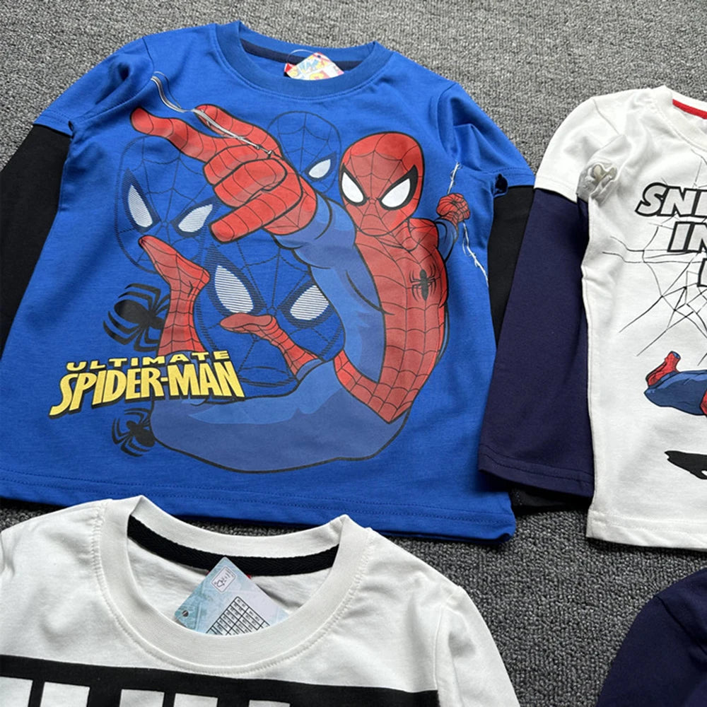T-Shirt Spider-Man Manche Longue pour Enfant Peter Parker
