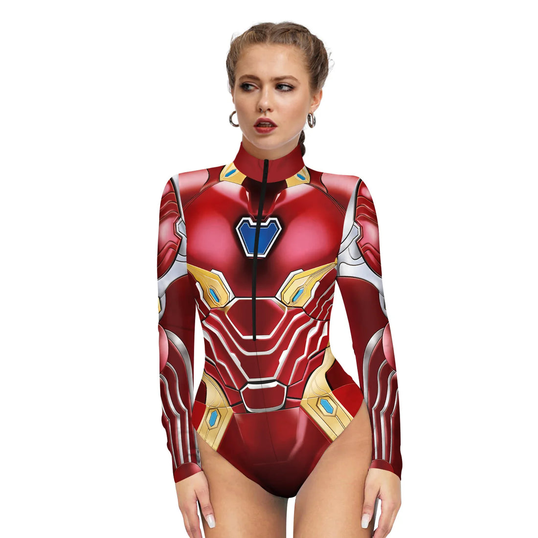 Maillot de Bain Spider-Man Noir pour Femme 1 Pièce