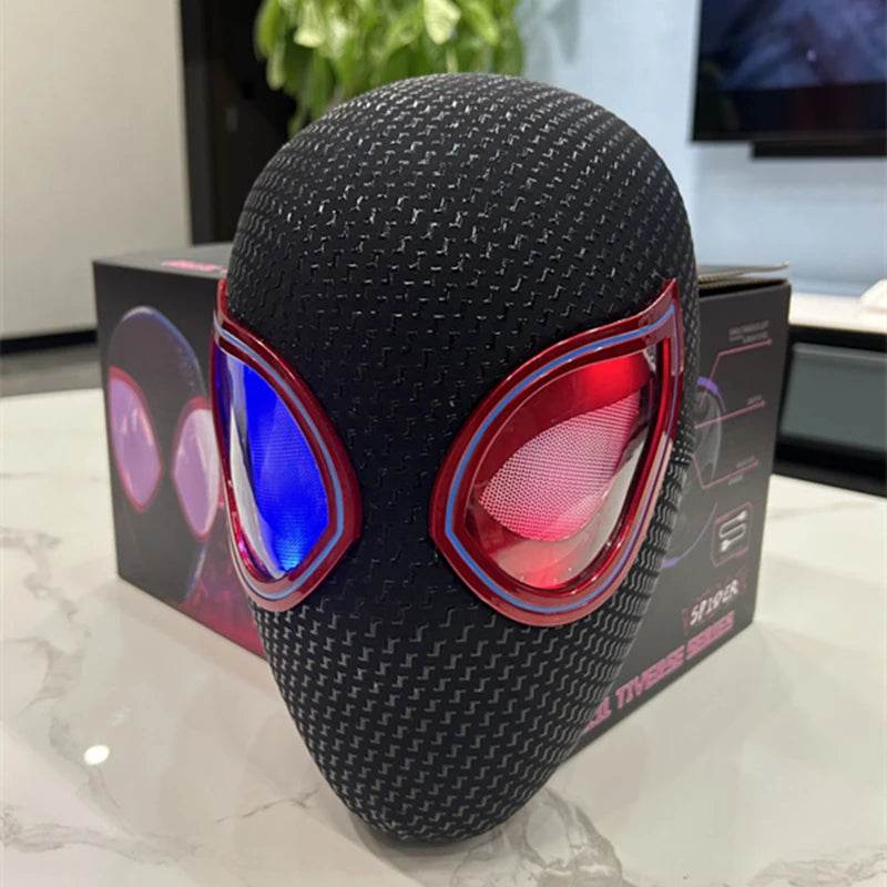 Masque Spider-Man Electronique Miles Morales Bleu et Rouge