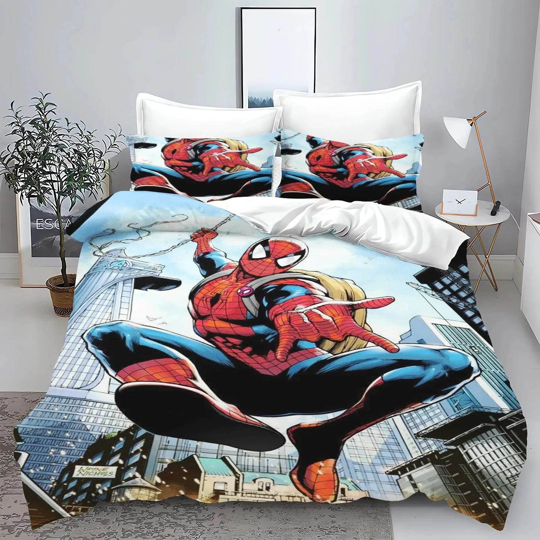 Housse de Couette Spider-Man en Bande Dessinée