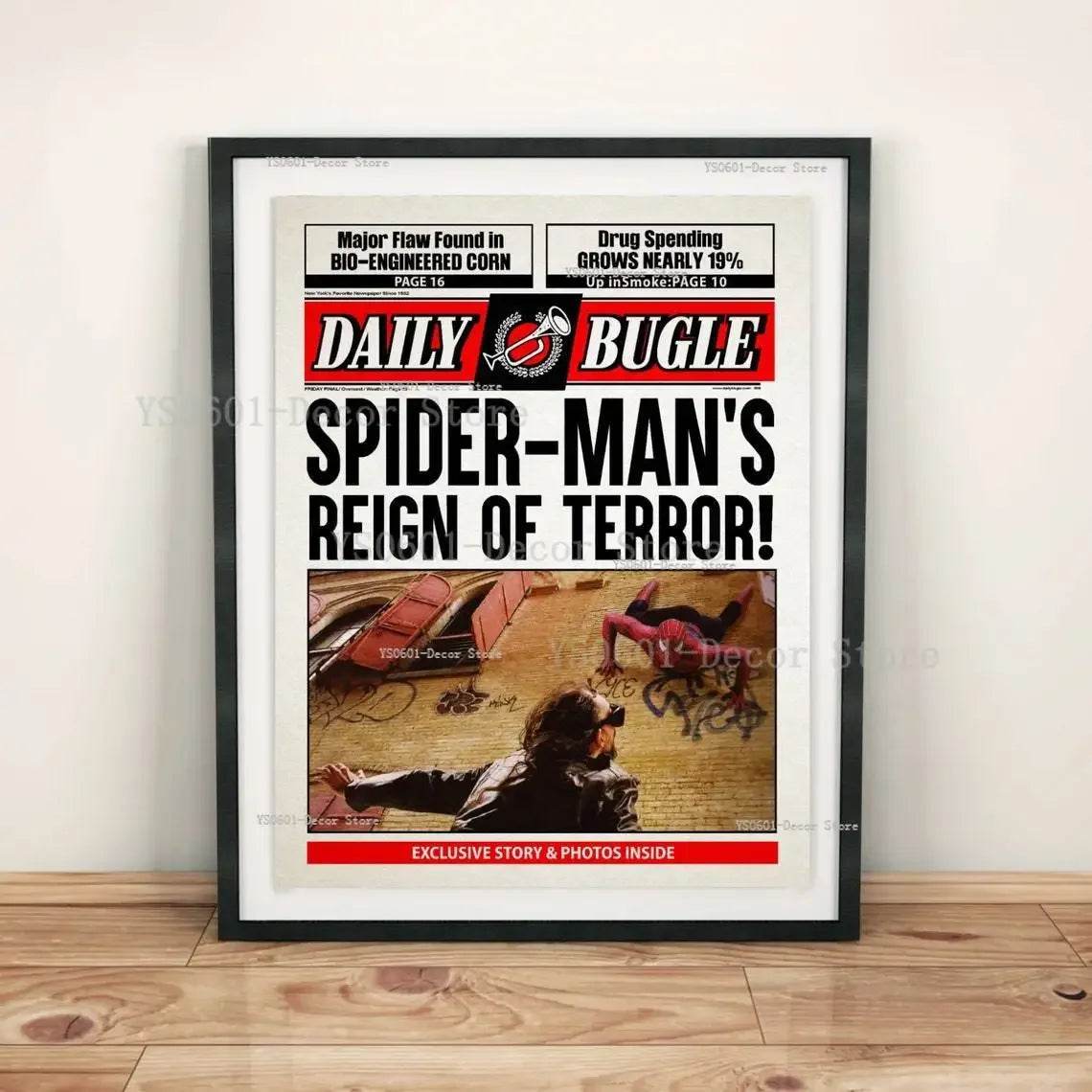 Poster Spider-Man Article du Daily Bugle