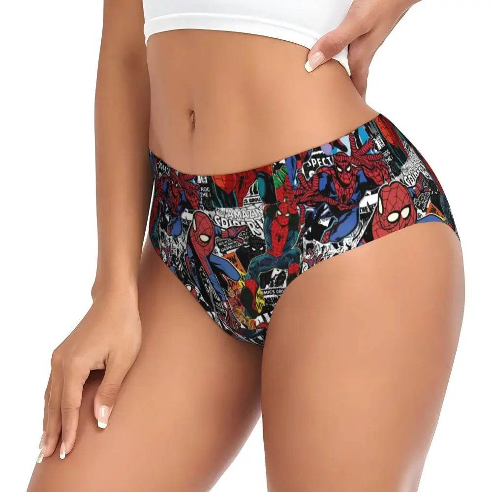 Culotte Spider-Man Noir et Blanc Retro