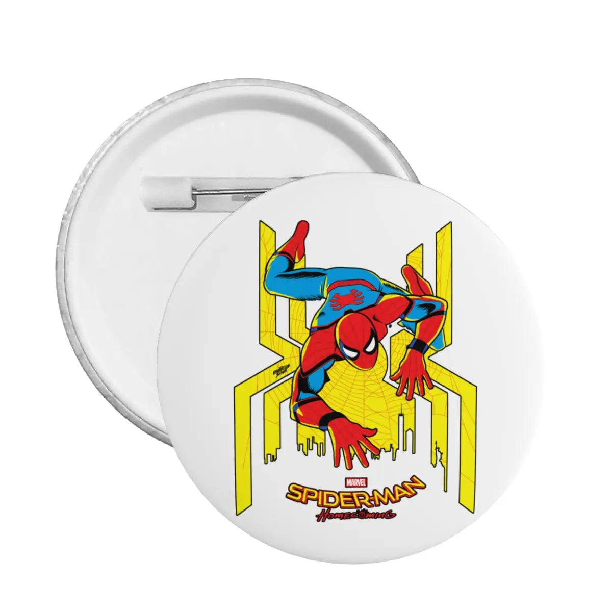 Broche Spider-Man Bande Dessiné Vintage