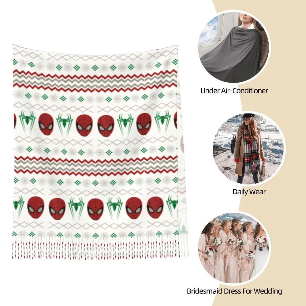 Châle Spider-Man et Hello Kitty