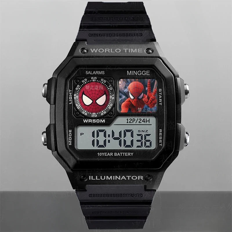 Montre Electronique Marvel Spider-Man Lumineuse