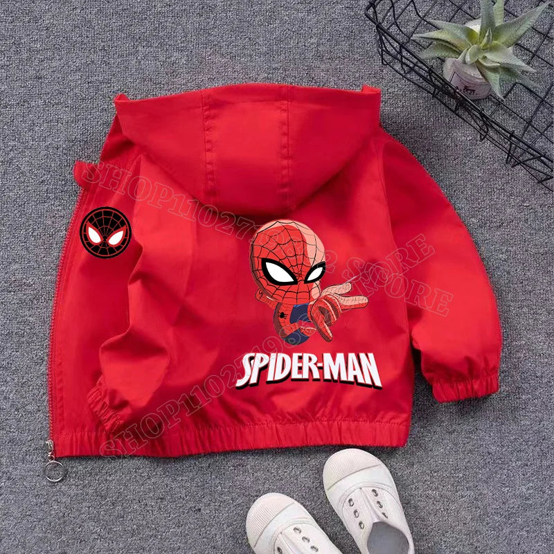 Veste Spider-Man Coupe Vent pour Enfant