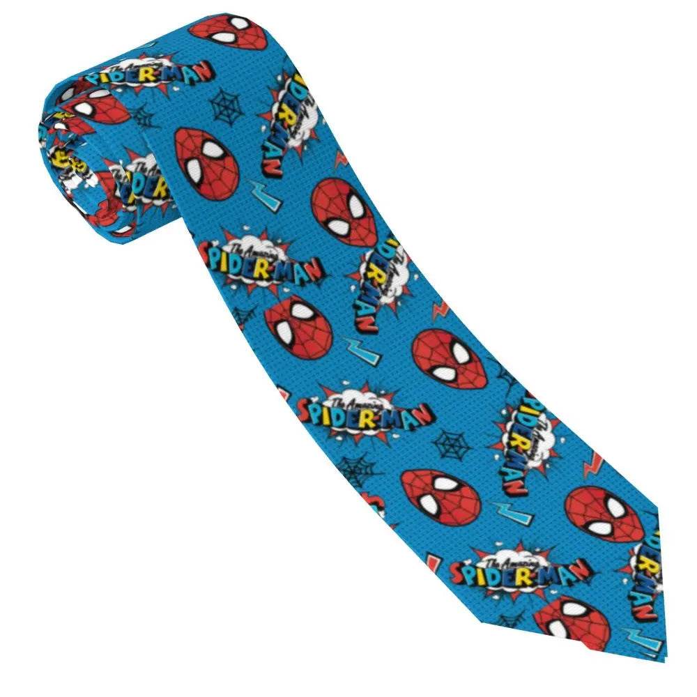 Cravate Spider-Man Blanche et Rouge