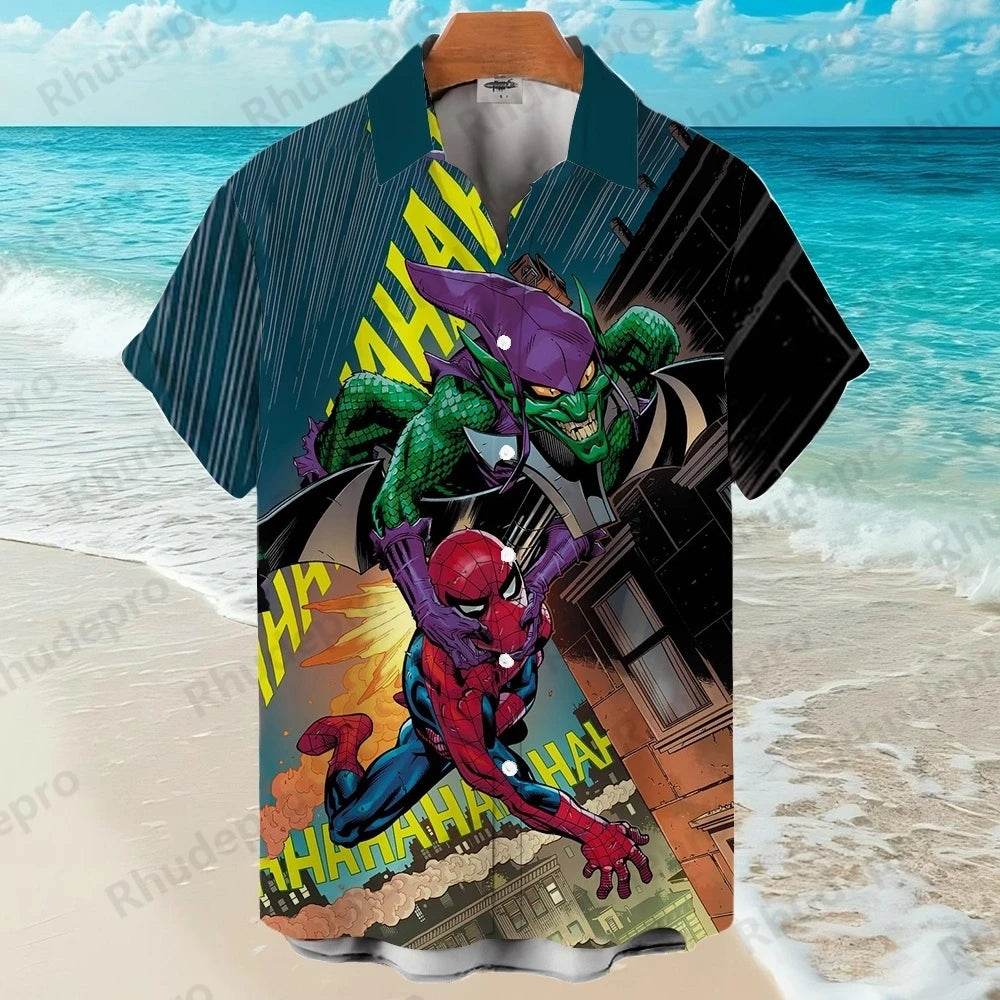 Chemise Spider-Man et le Bouffon Vert