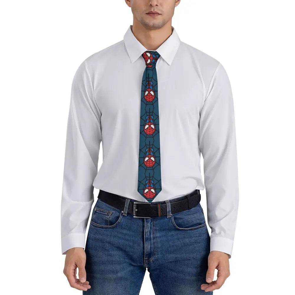Cravate Spider-Man Logo Araignée